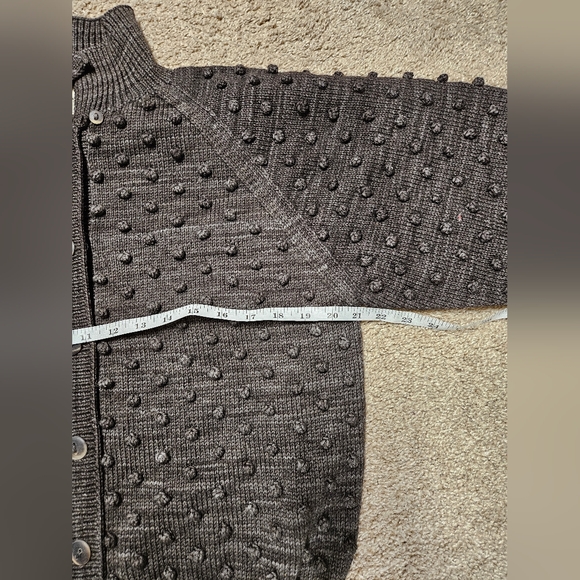 NWOT Misha And Puff Bark Popcorn Polo Cardigan - Picture 4 of 5